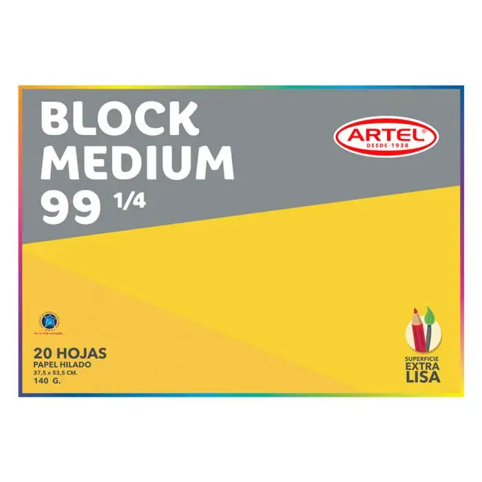Block Dibujo Artel Medium 99 1/4 20hj